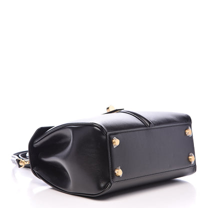 Celine Satinated Calfskin Small 16 Top Handle Bag Black 4 of 12