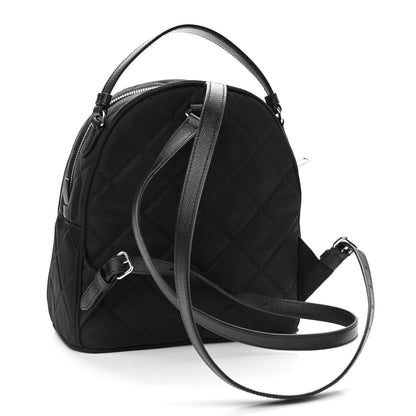 Prada Nylon Tessuto Impuntu Quilted Backpack Black 3 of 9