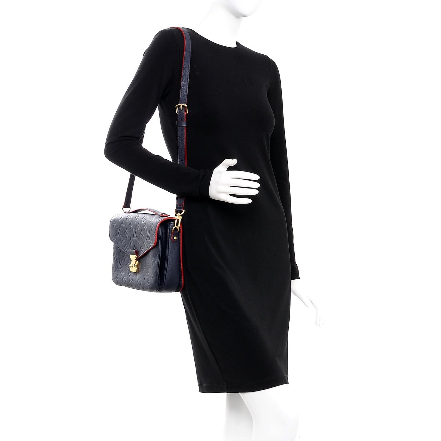 Empreinte Pochette Metis Marine Rouge