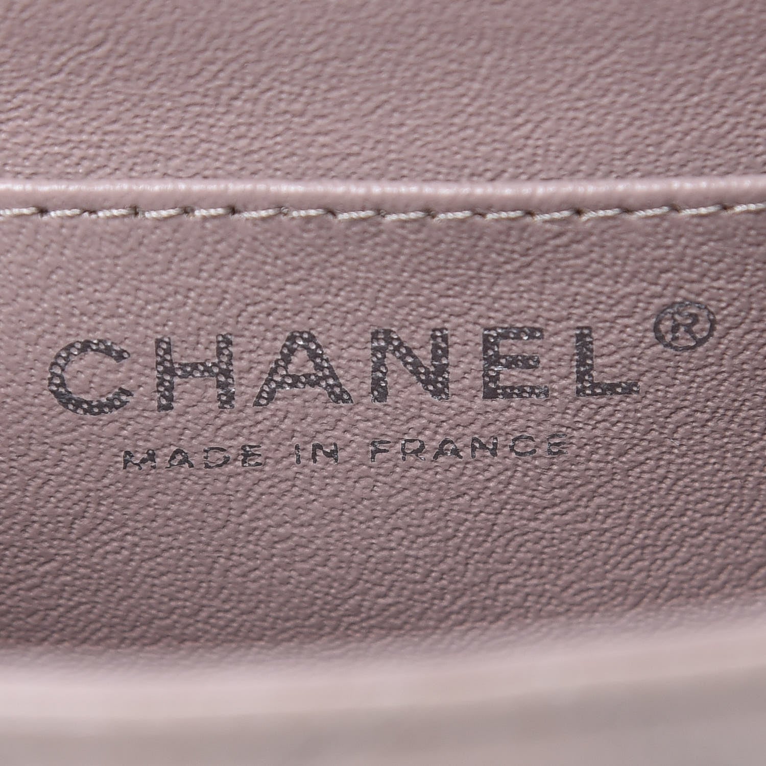 Chanel Caviar Quilted Mini Square Flap Taupe 6 of 10