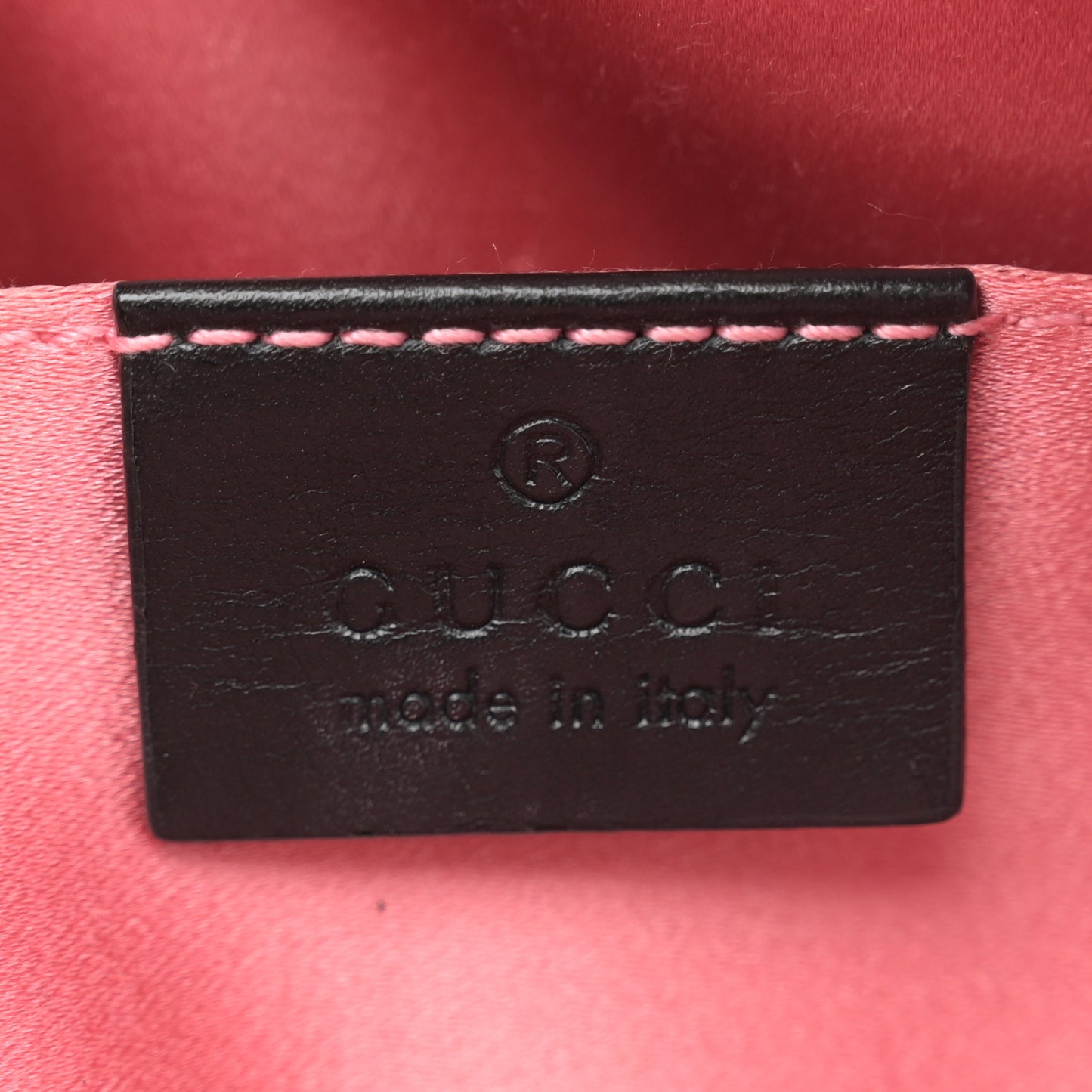 Calfskin Matelasse Mini GG Marmont Chain Shoulder Bag Black White