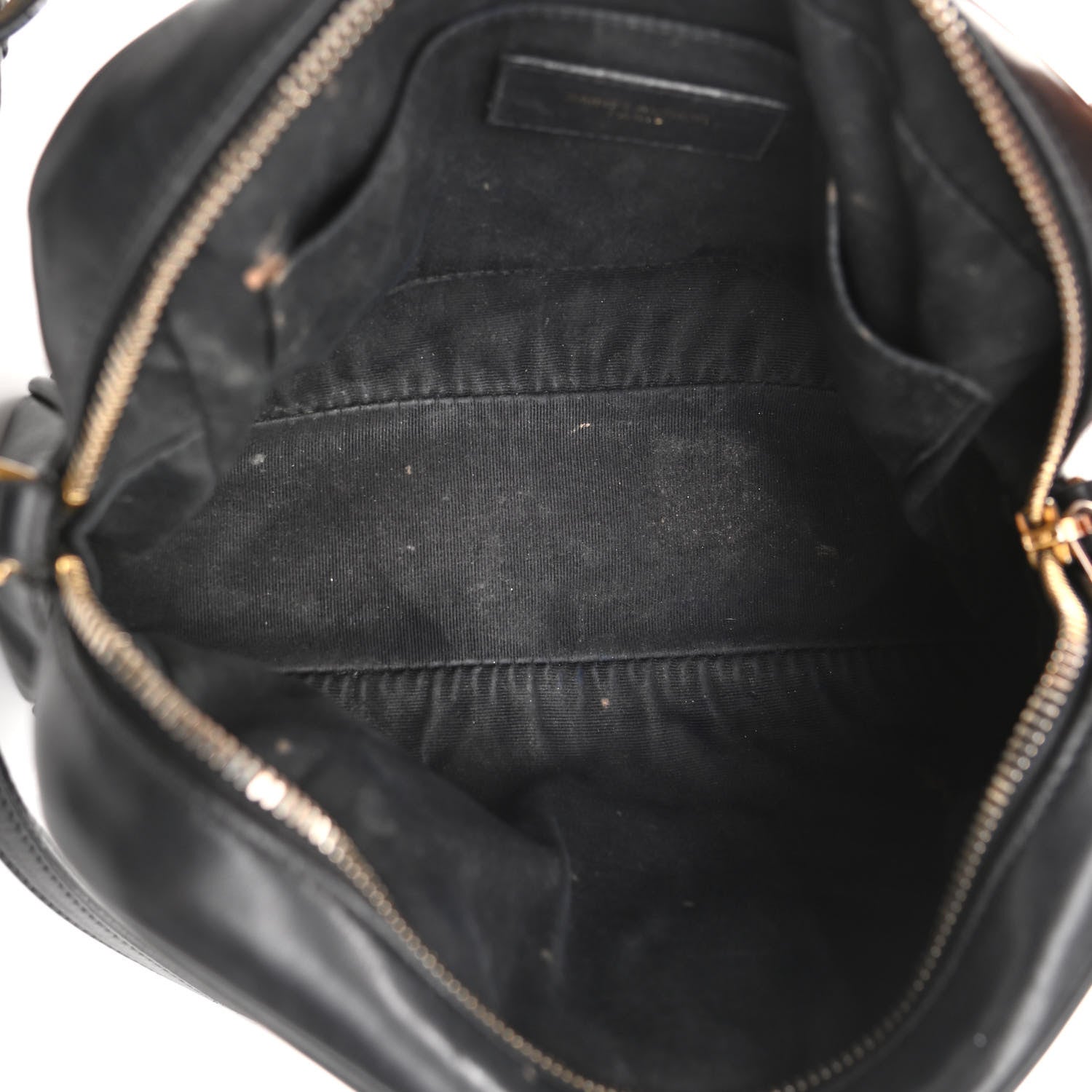 Saint Laurent Calfskin Matelasse Monogram Lou Camera Bag Black 5 of 19