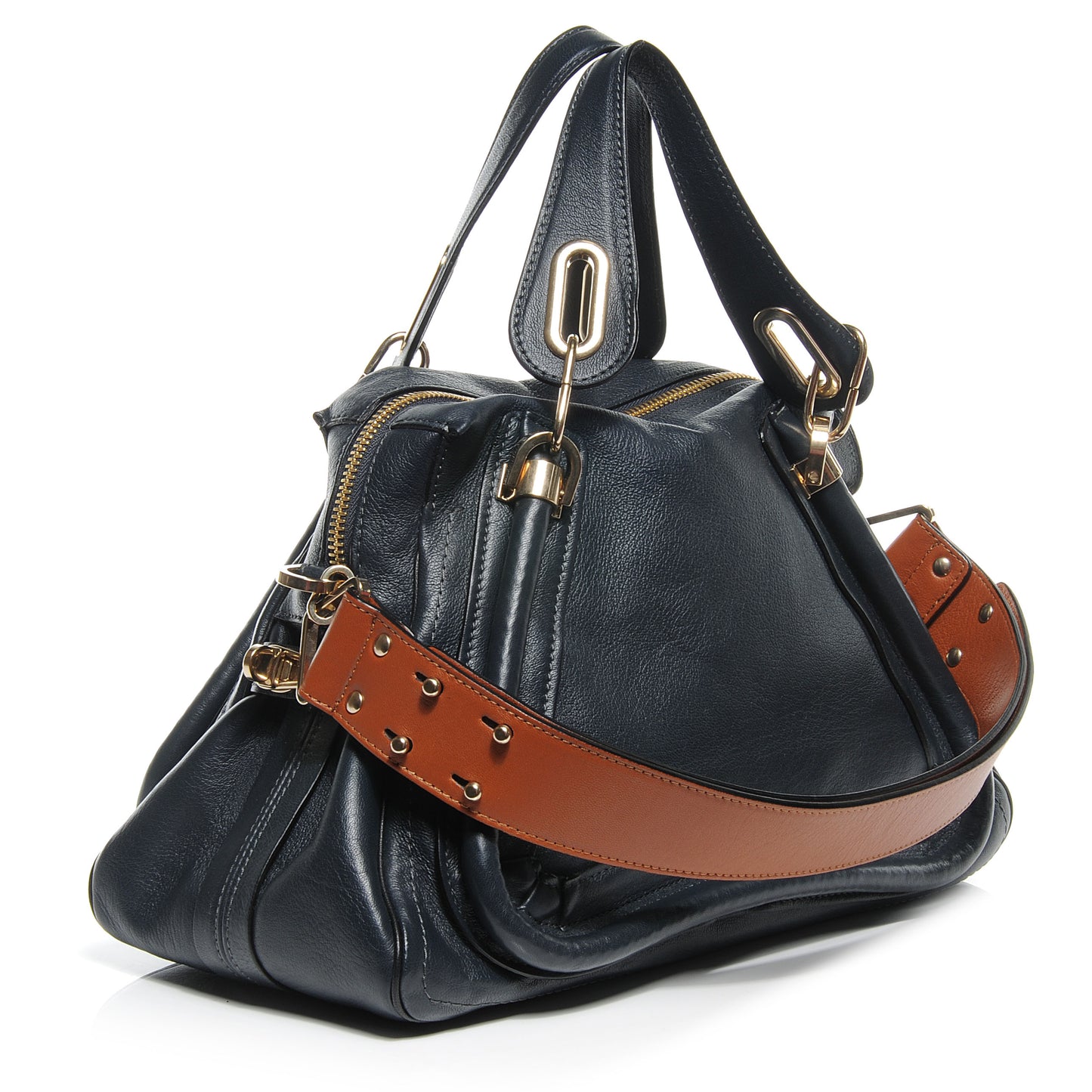 Leather Medium Military Paraty Black Bat