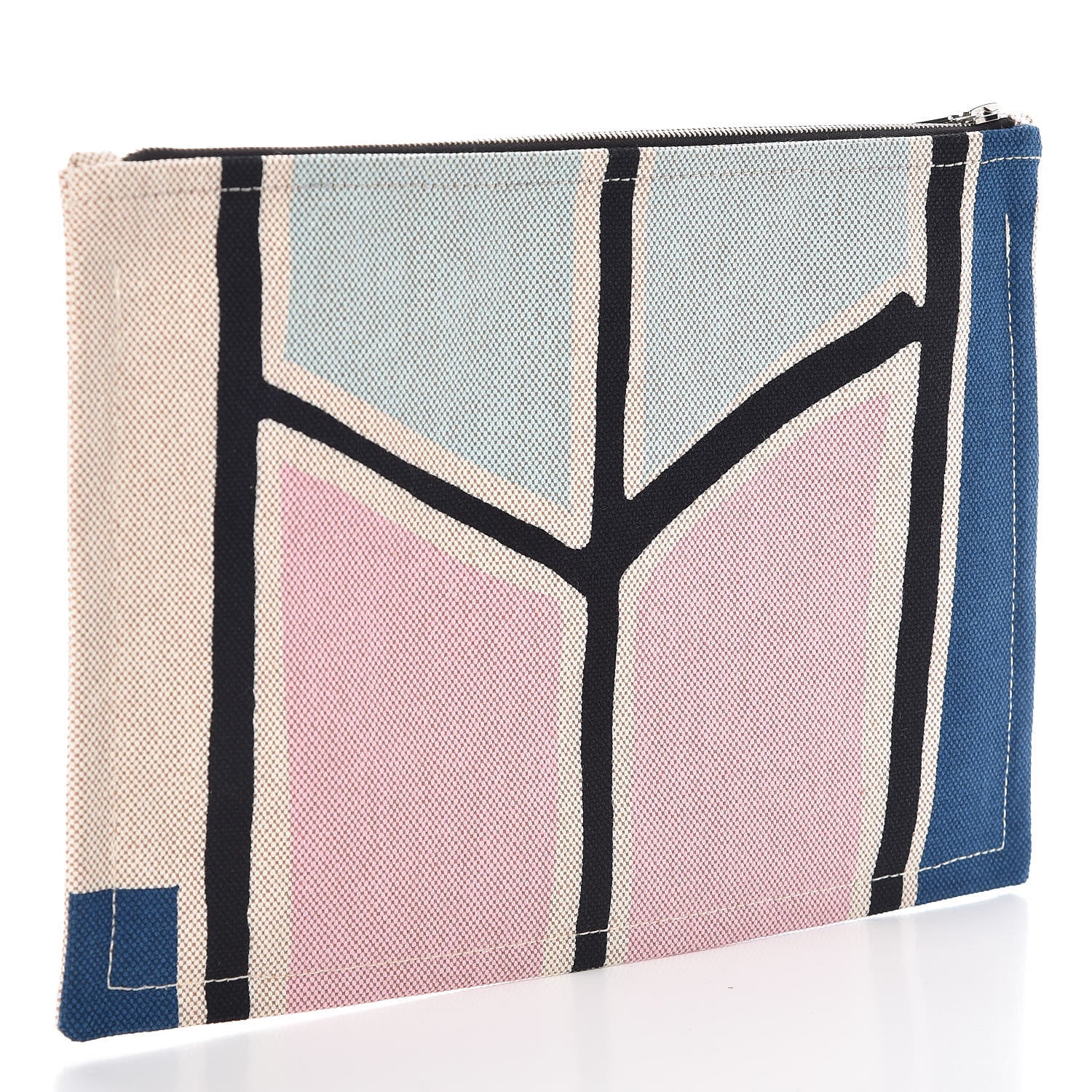 Hermes Toile Flat Waikiki Pouch 3 of 7
