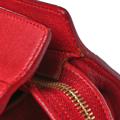 Saint Laurent Calfskin Medium Classic Y Cabas Red 10 of 14