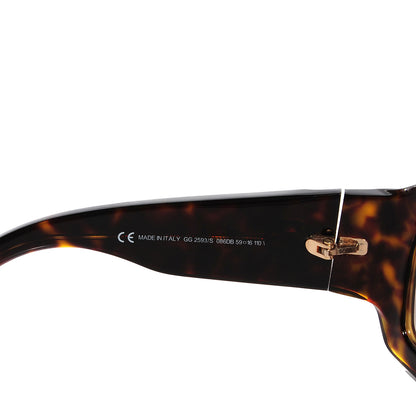 Gucci Interlocking GG 2593/S Sunglasses Tortoise 4 of 4