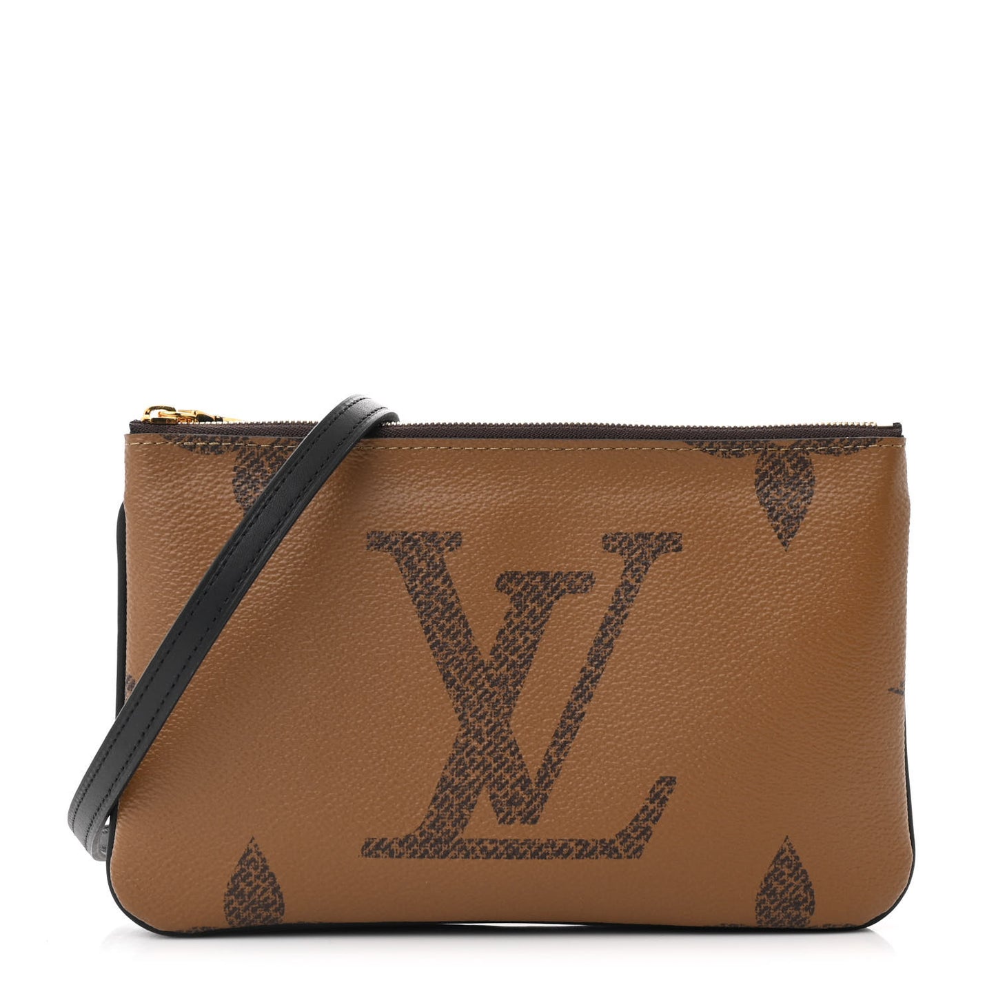 Reverse Monogram Giant Double Zip Pochette