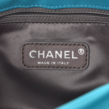 Chanel Nylon Bubble Quilt Medium Flap Turquoise 6 of 10