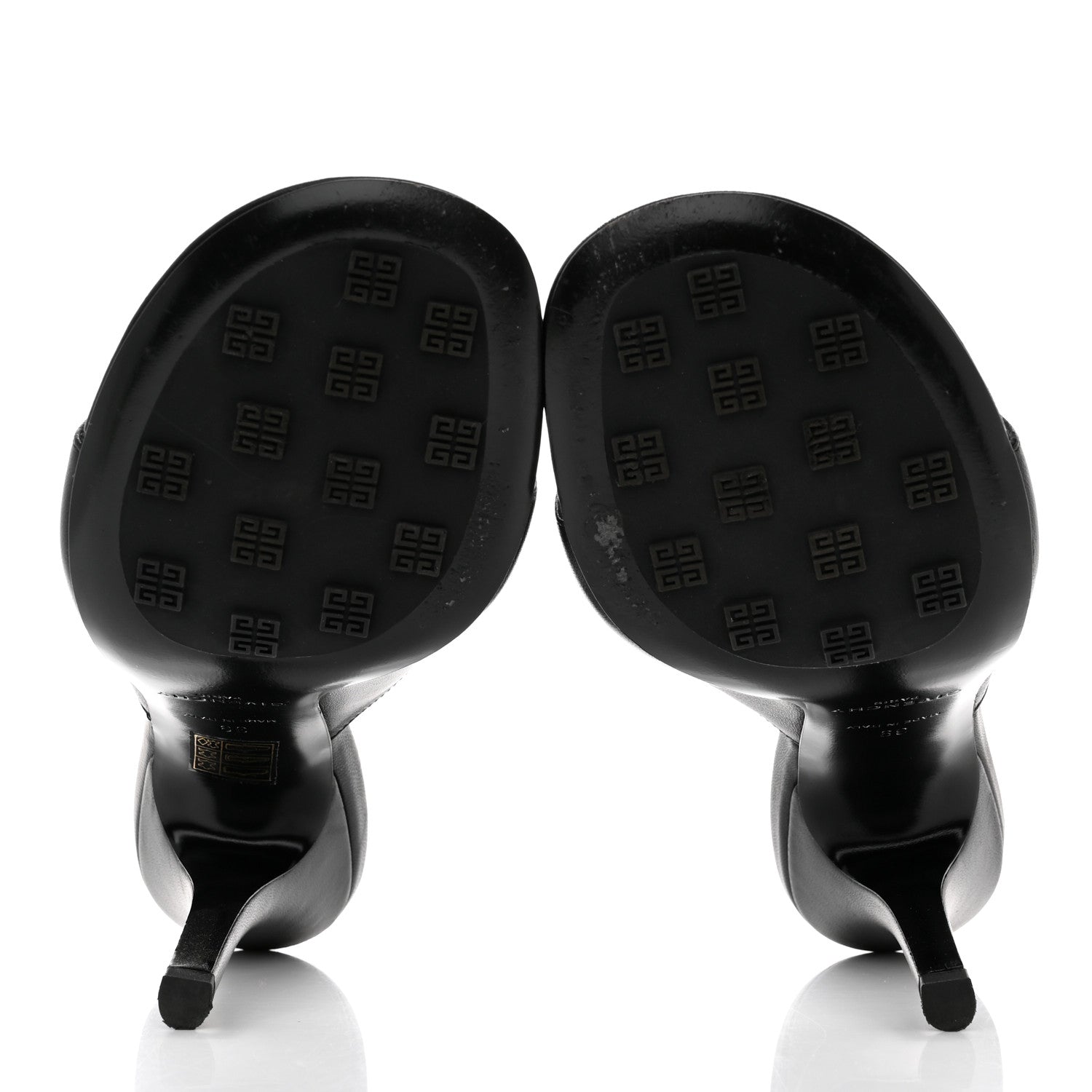 Givenchy Calfskin Thong-Strap Sandals Mules 39 Black 5 of 9