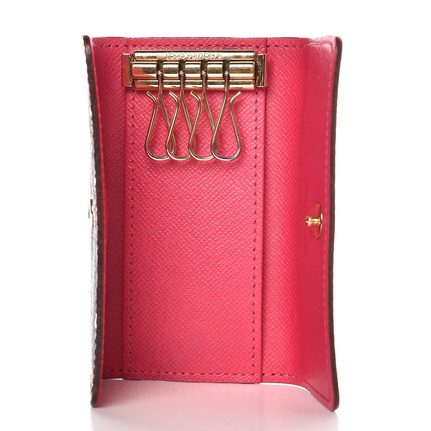 Monogram Multicolor Multicles 4 Key Holder Black Grenade