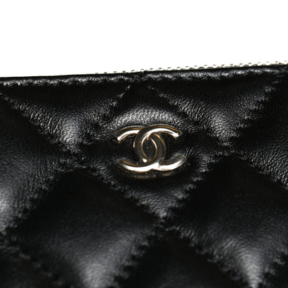 Chanel Lambskin Quilted Small No. 5 Cosmetic Case Black 11 of 12