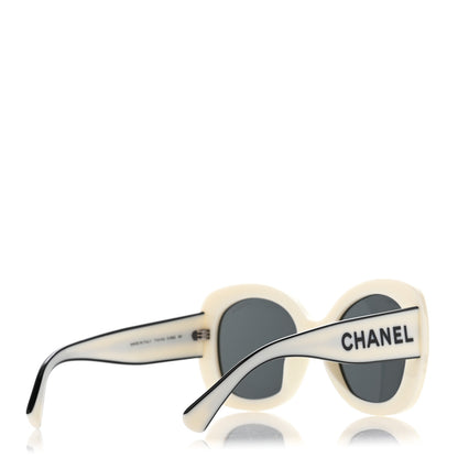 Chanel Acetate Sunglasses 71414A White 4 of 7