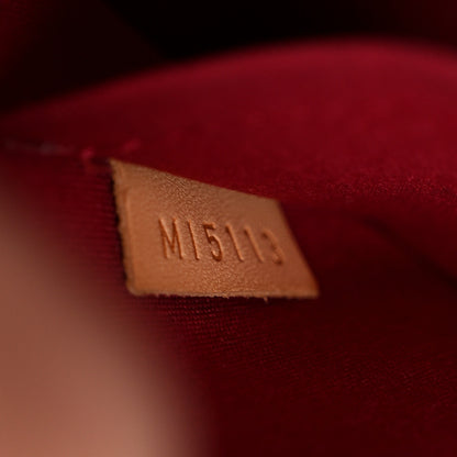 Louis Vuitton Vernis Alma BB Pomme D'Amour 7 of 11