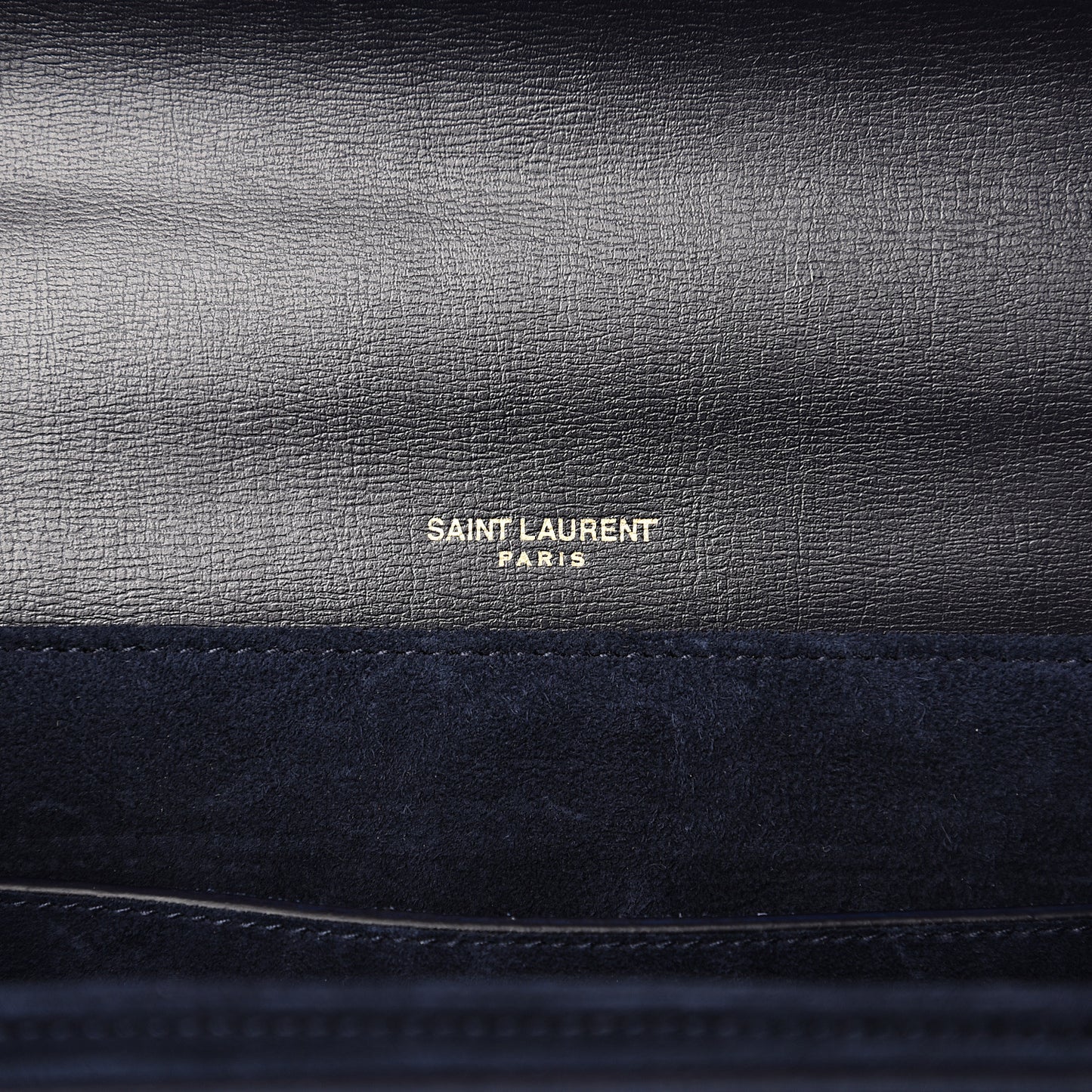 Smooth Calfskin Suede Medium Bellechasse Navy
