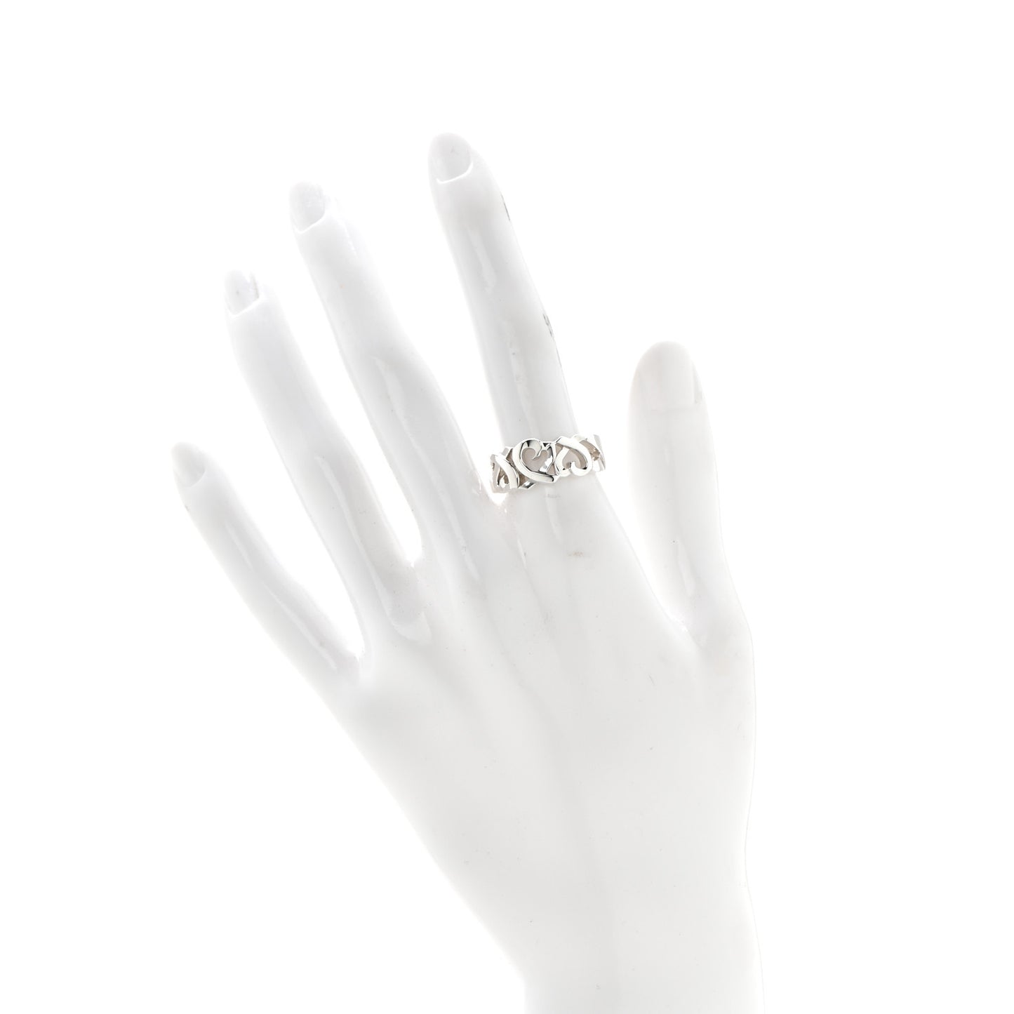 Sterling Silver Paloma Picasso Loving Hearts Ring 54 6.75