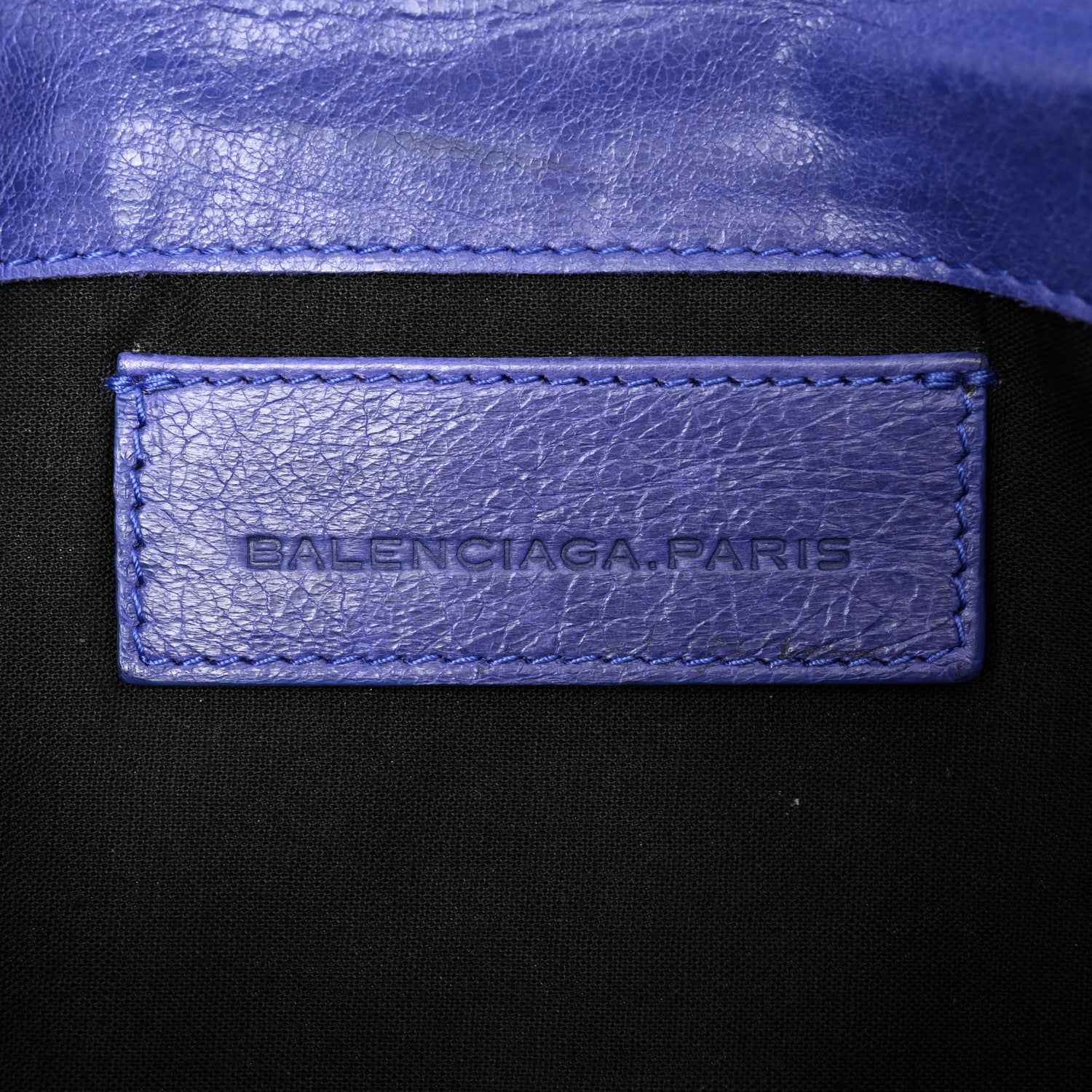 Balenciaga Agneau Giant 21 Rose Gold Hardware Envelope Clutch Bleu Lavande 7 of 7