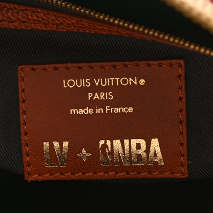 Louis Vuitton X NBA Ball Grain Cowhide Monogram Embossed Keepall 55 Brown 5 of 8