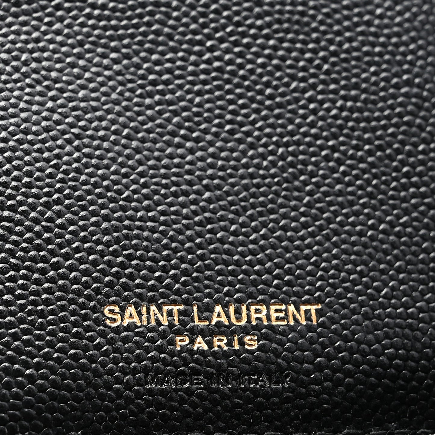 Grain De Poudre Matelasse Chevron Monogram Zipped Two-Part Wallet Black