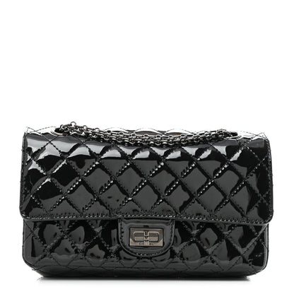 Chanel Patent Calfskin Quilted 2.55 Reissue 225 Flap So Black 1 of 10