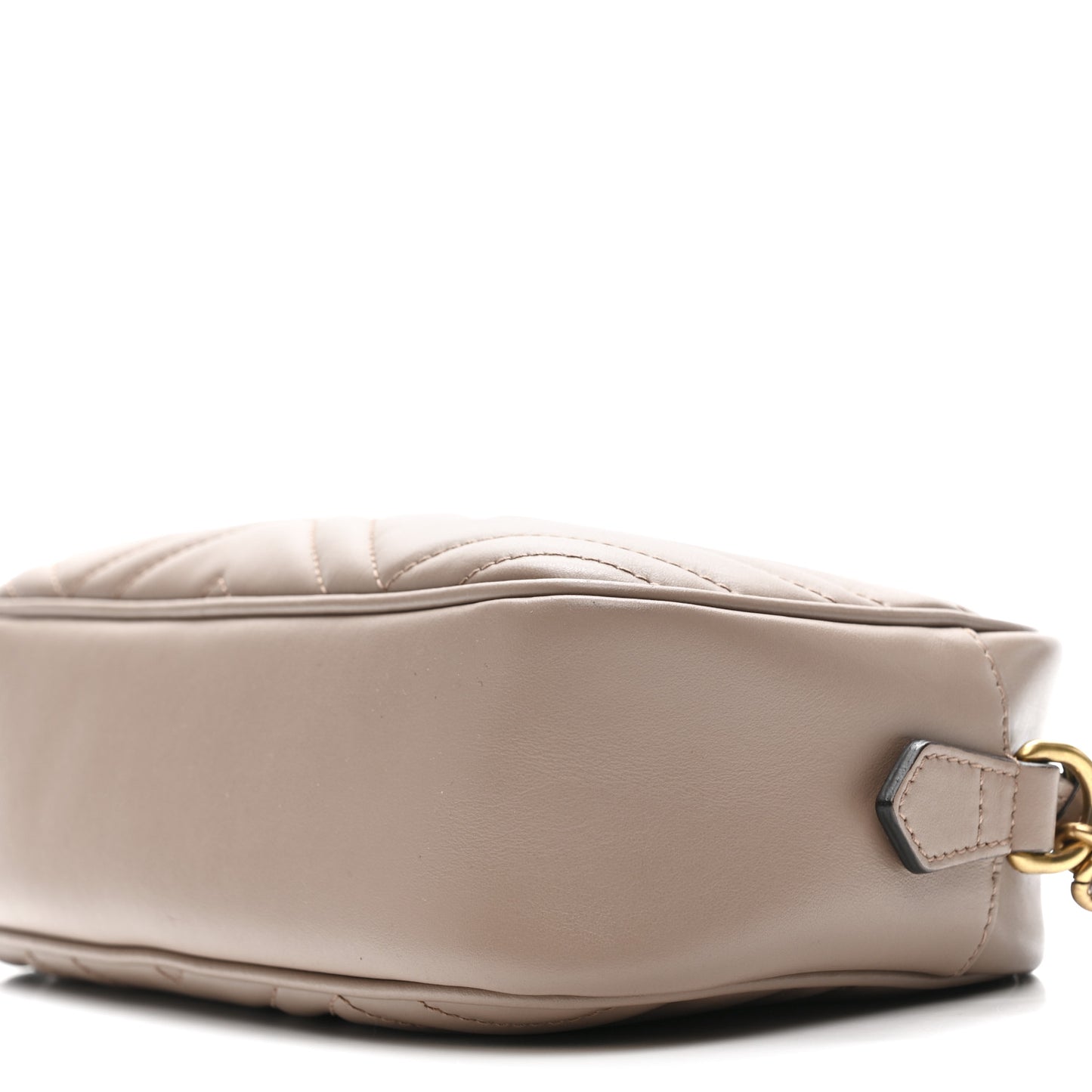 Calfskin Matelasse Small GG Marmont Chain Shoulder Bag Porcelain Rose