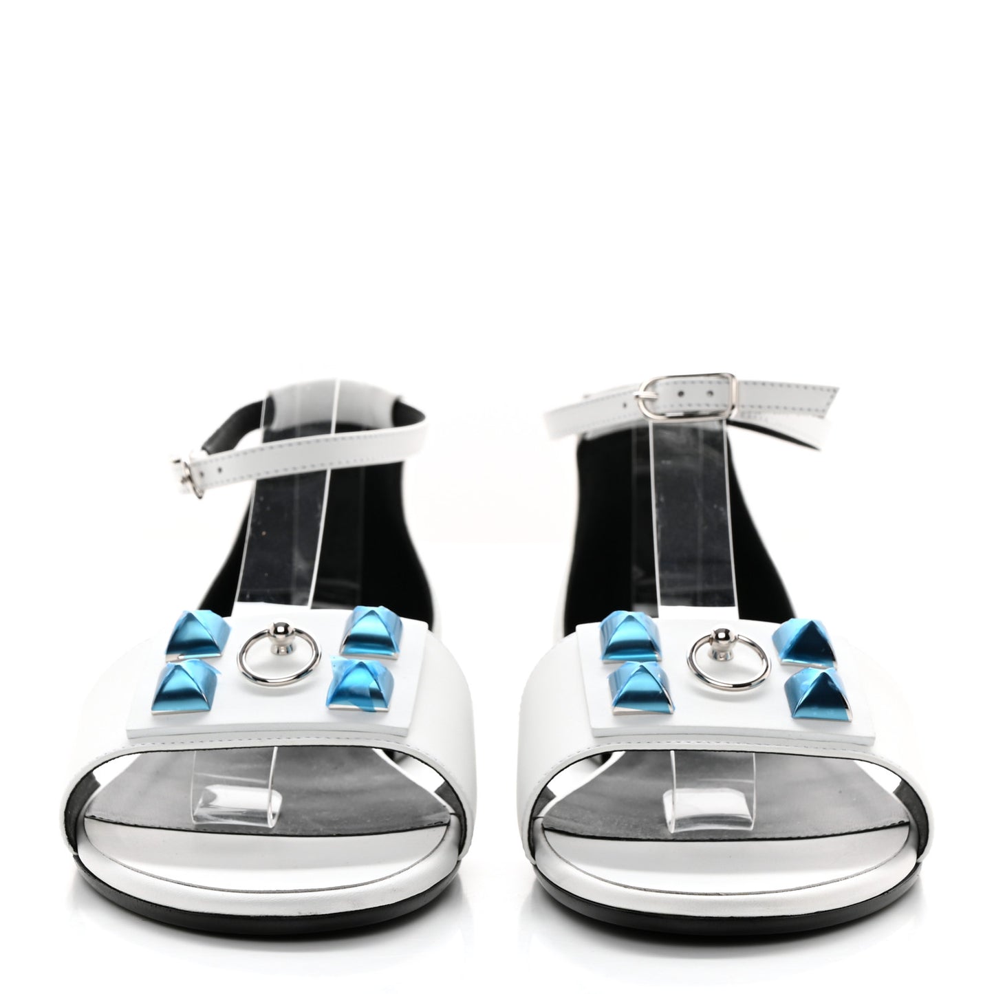Calfskin Desiree Sandals 39.5 White