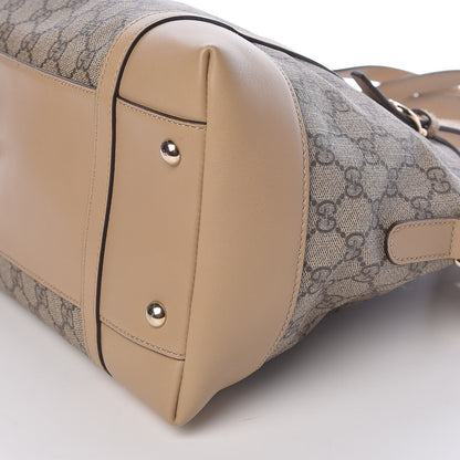 Gucci GG Supreme Monogram Medium Nice Top Handle Dome Bag Beige 9 of 10