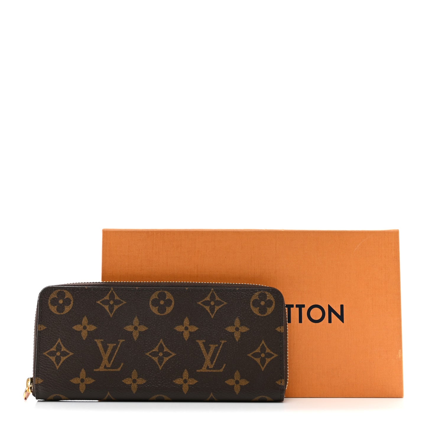 Monogram Clemence Wallet Rose Ballerine