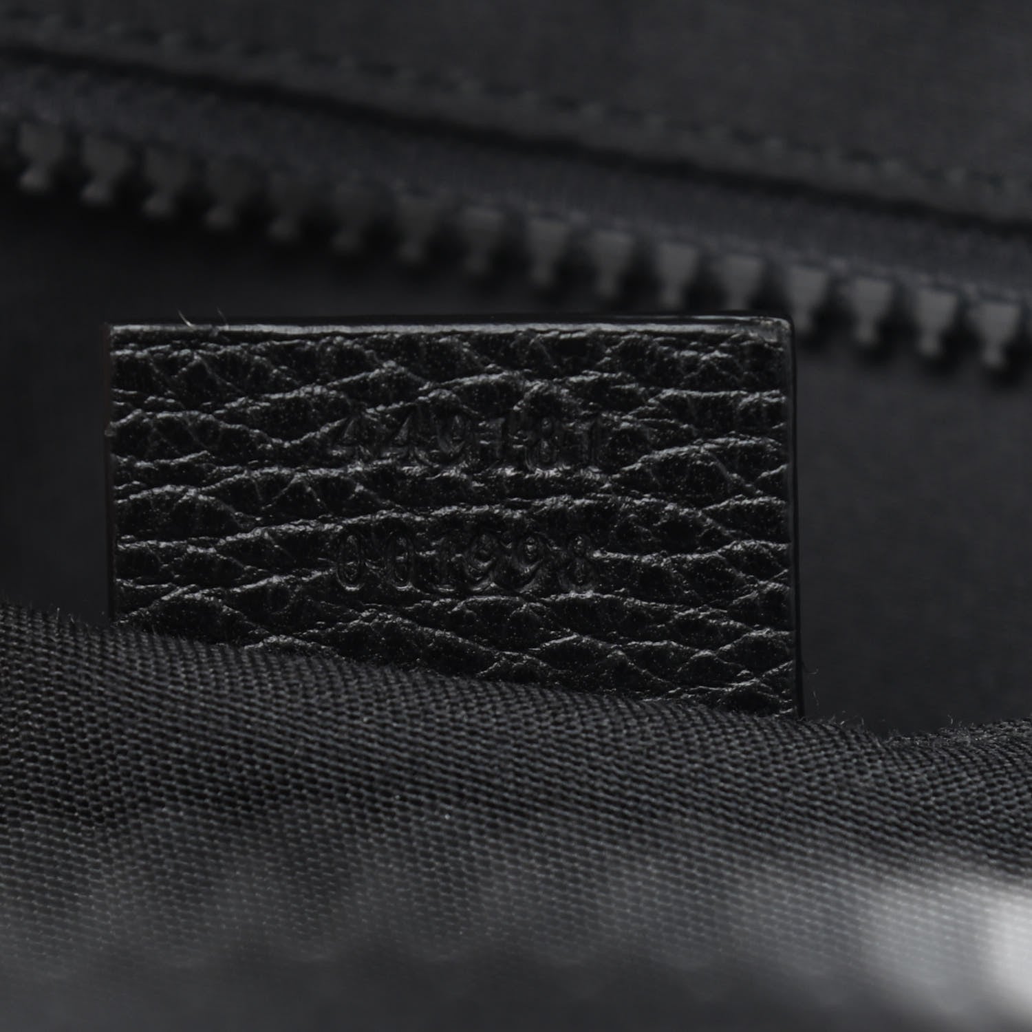Gucci Nylon Monogram Slim Backpack Black 7 of 9