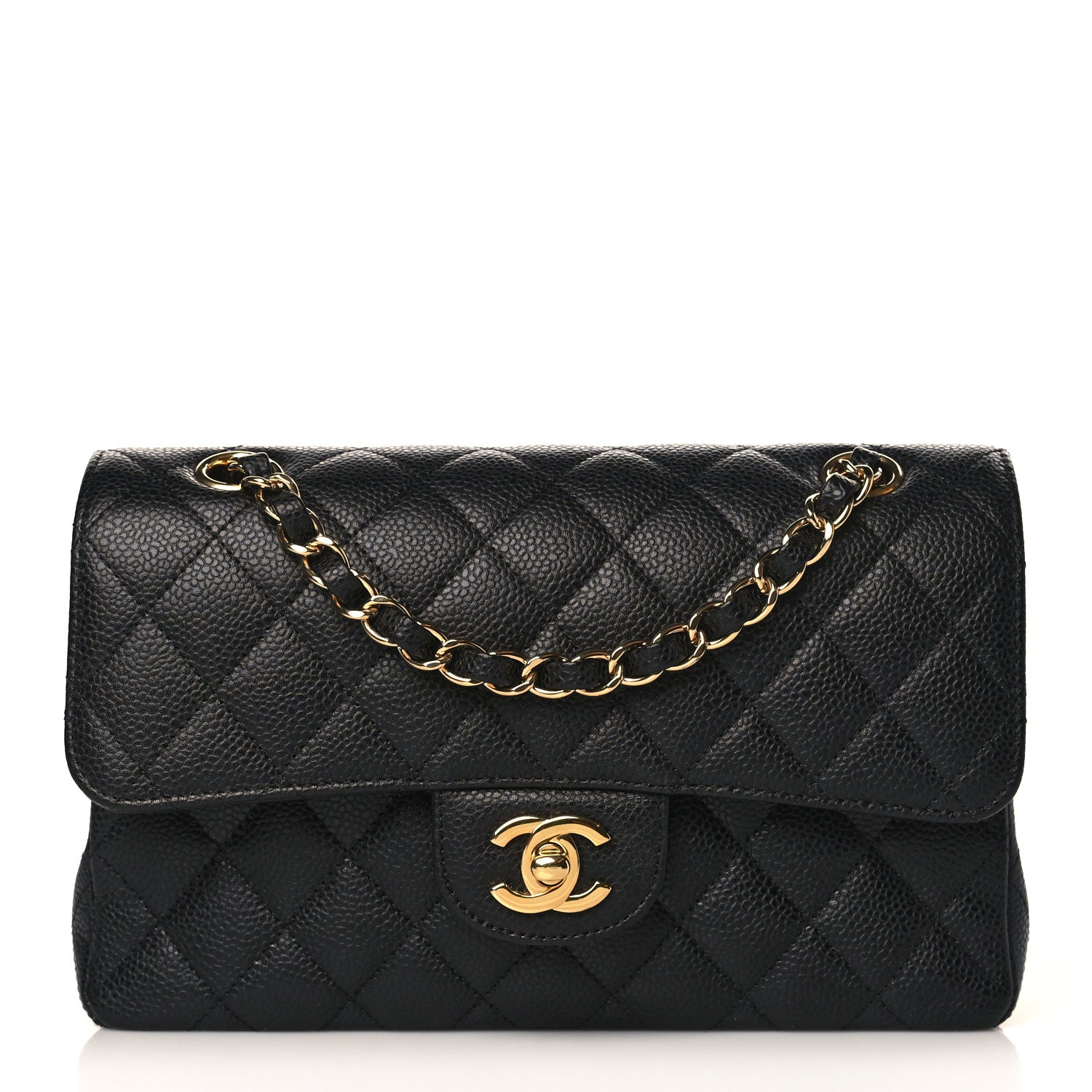 Chanel Caviar Quilted Small Double Flap Black 1 of 9