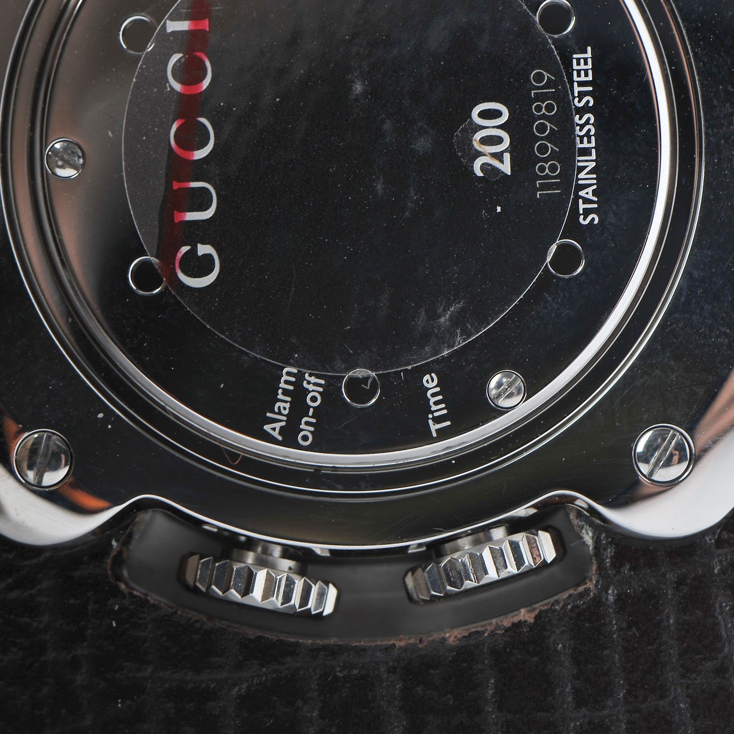 Stainless Steel YC200001 Quartz Travel Alarm Clock