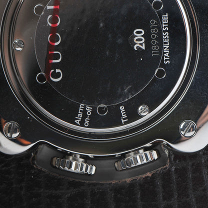 Gucci Stainless Steel YC200001 Quartz Travel Alarm Clock 7 of 8