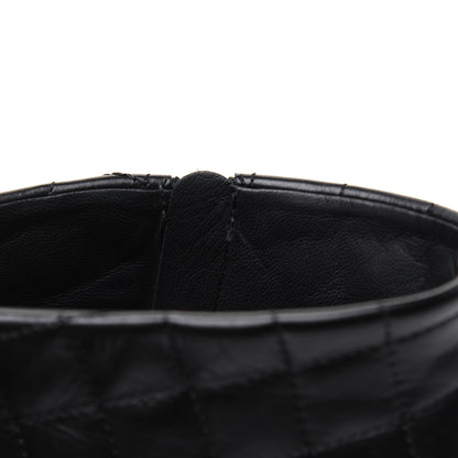 Chanel Calfskin Quilted Cap Toe Short Boots 39 Black 8 of 13