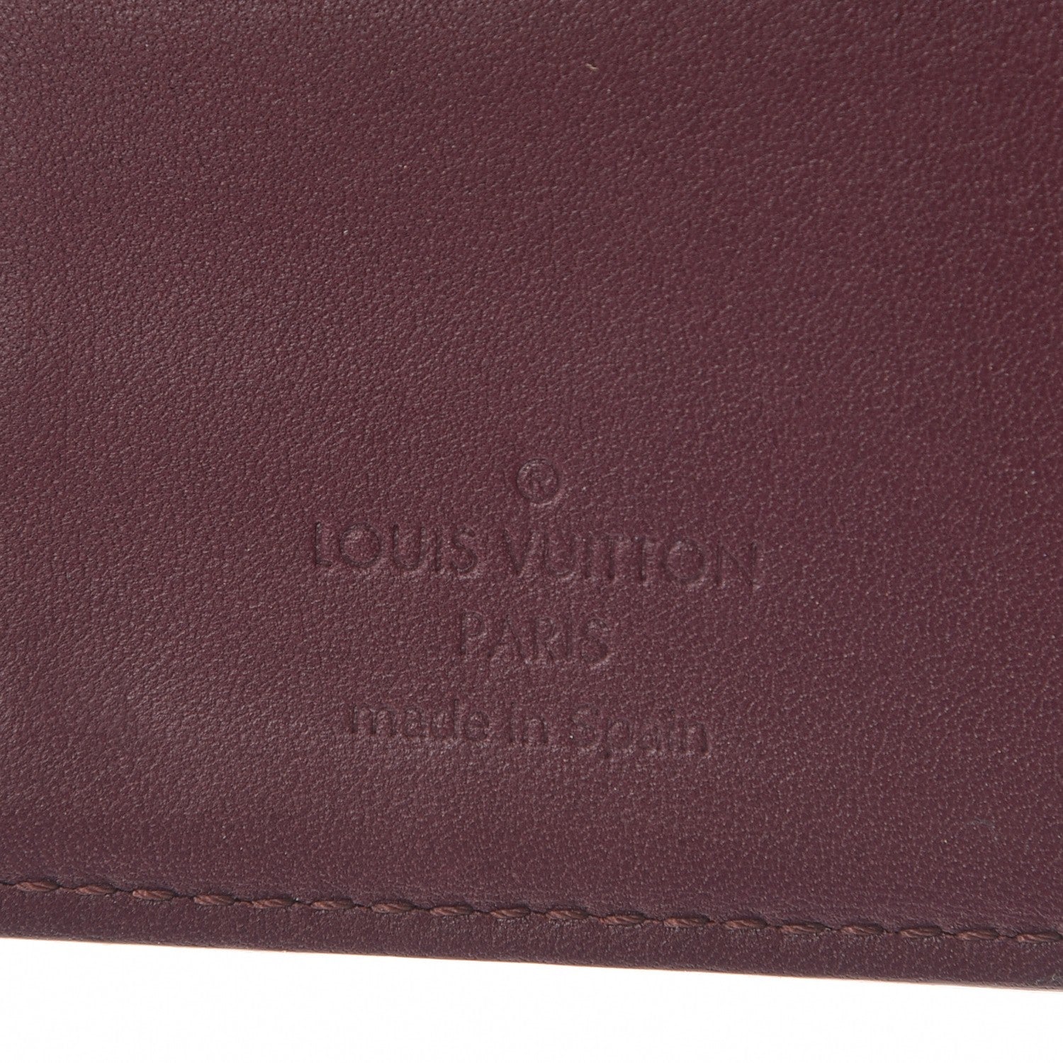 Louis Vuitton Mat Monogram Small Ring Agenda Cover Violet 6 of 8