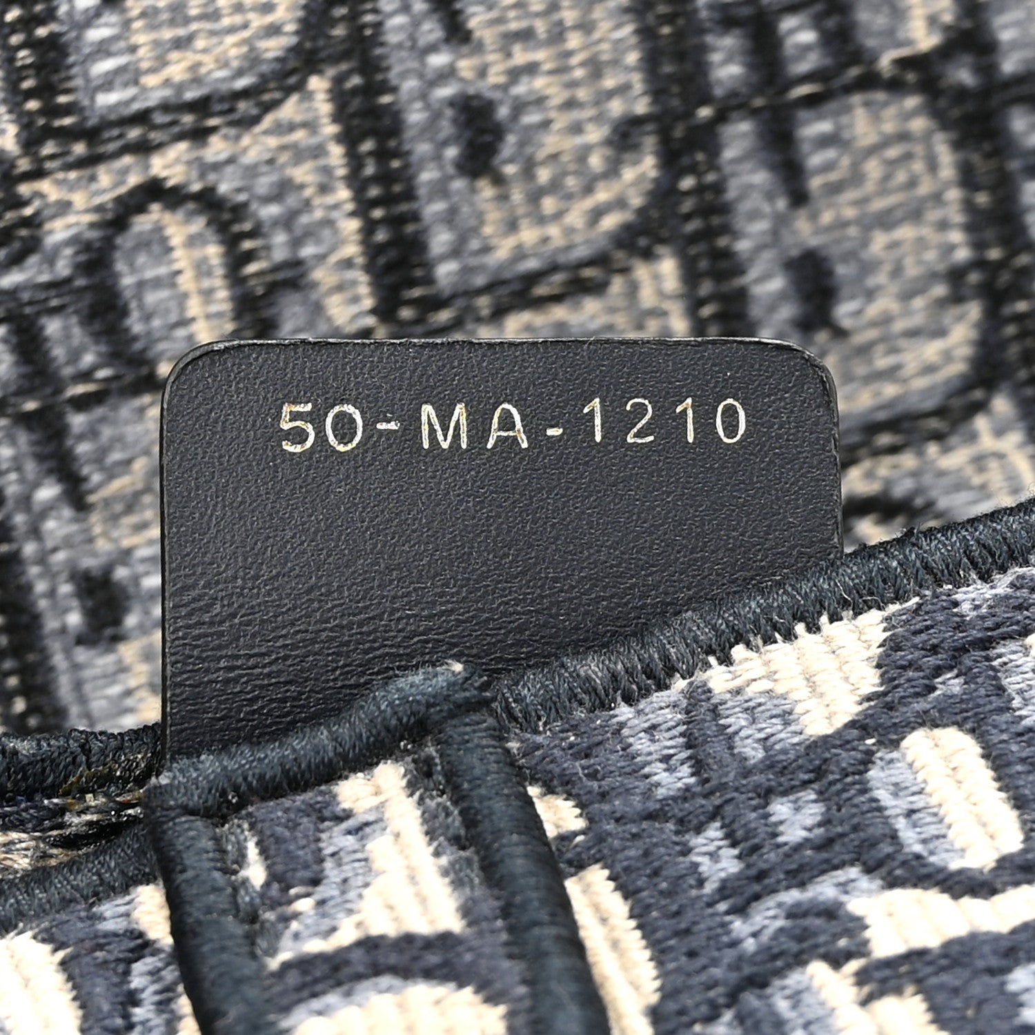 Christian Dior Oblique Slim Saddle Pouch Blue 7 of 10