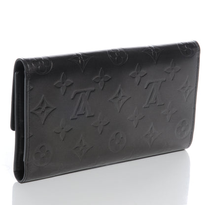 Louis Vuitton Mat Monogram Porte Tresor International Black 3 of 7