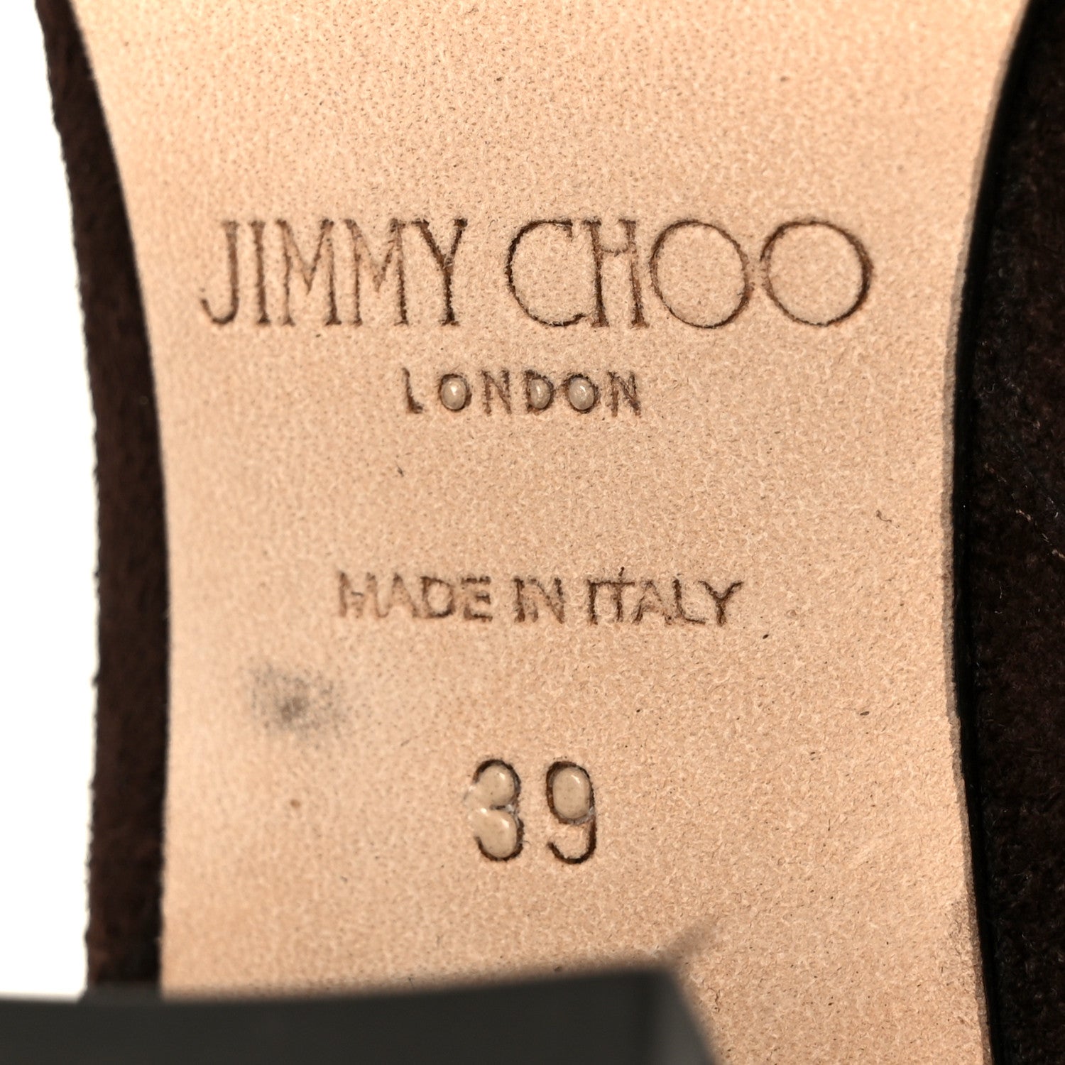 Jimmy Choo Suede Linne Ankle Boots 39 Brown 8 of 8