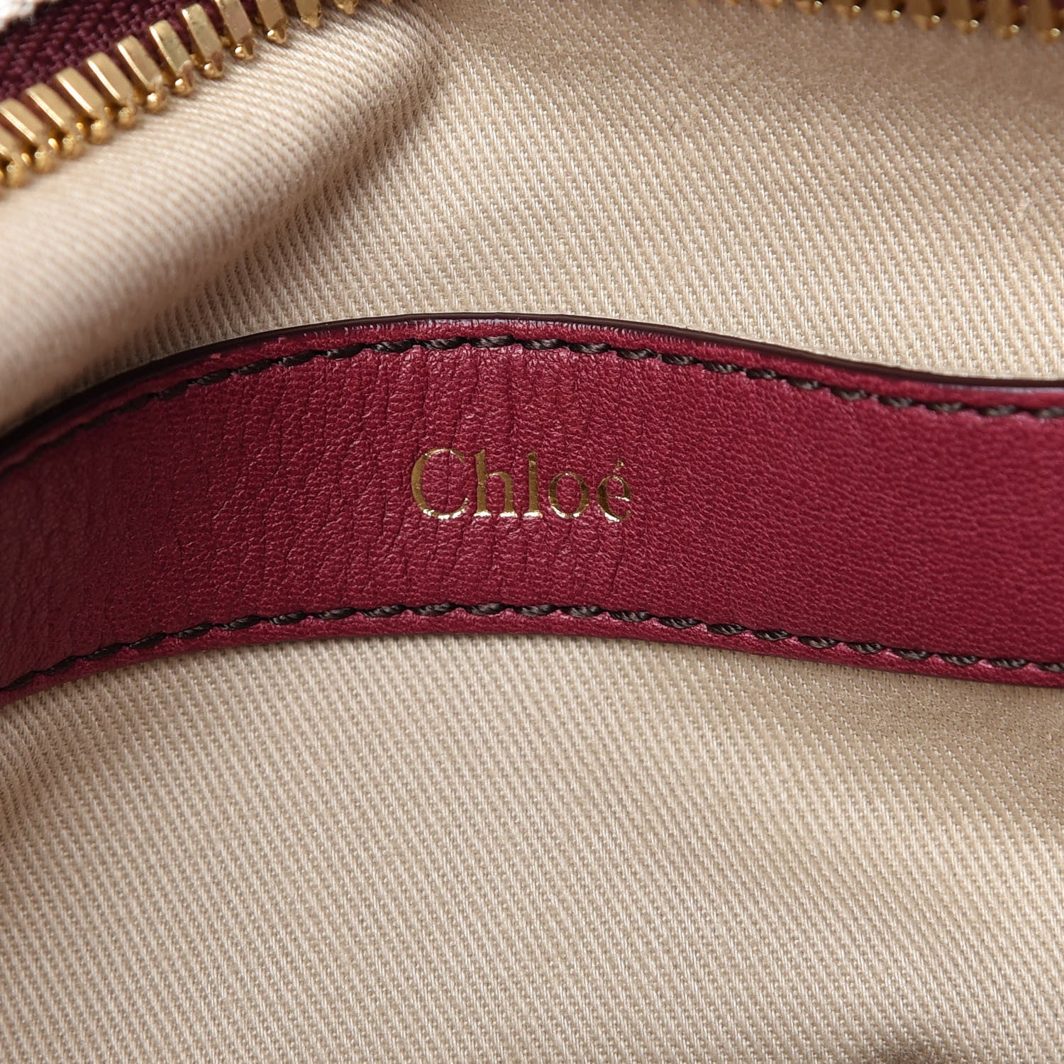 Chloe Calfskin Shoulder Bag Red 8 of 10