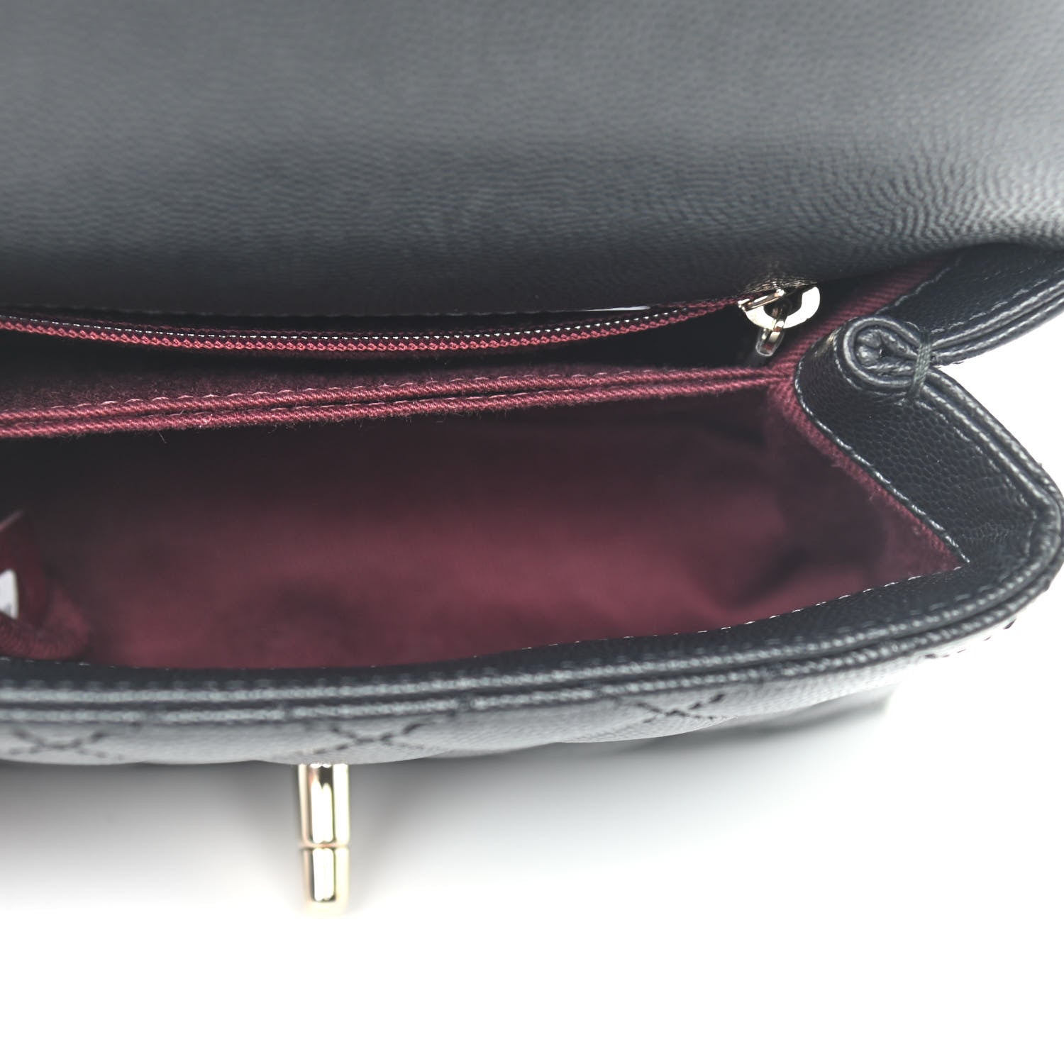 Chanel Caviar Quilted Extra Mini Coco Handle Flap Black 5 of 9