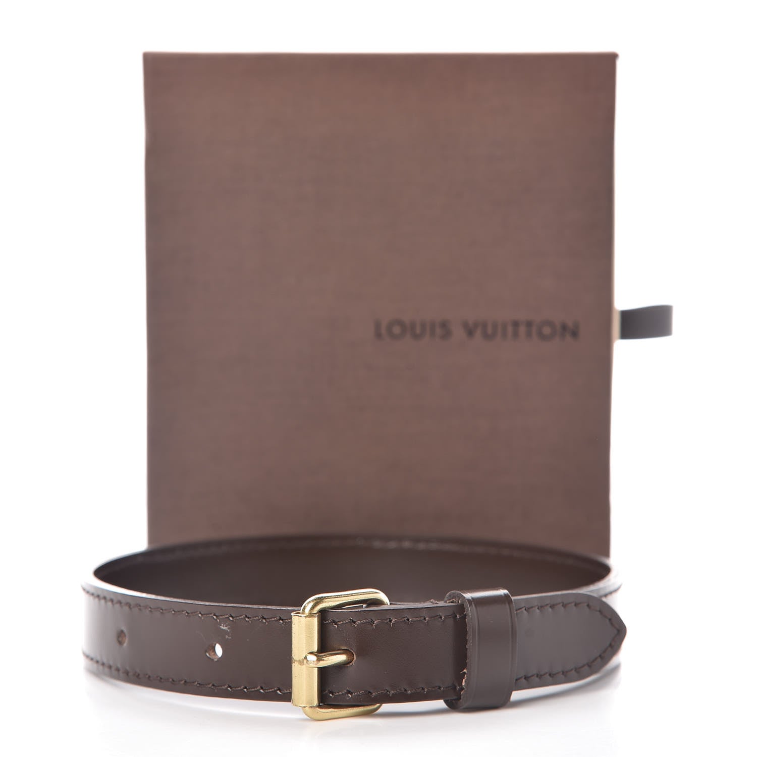 Louis Vuitton Calfskin Bandouliere Strap Extender Brown 3 of 3