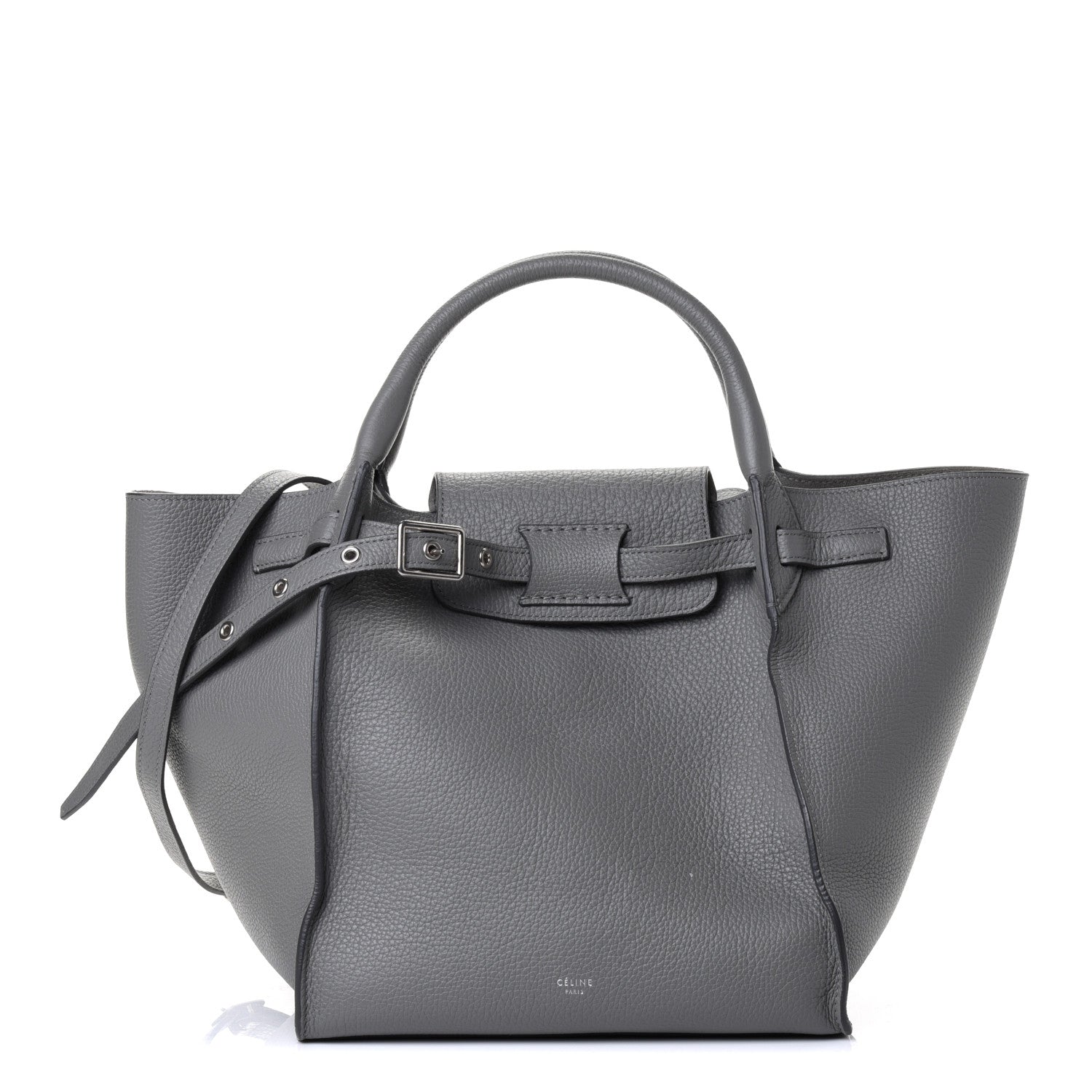 Celine Supple Grained Calfskin Small Big Bag Grey 1 of 12