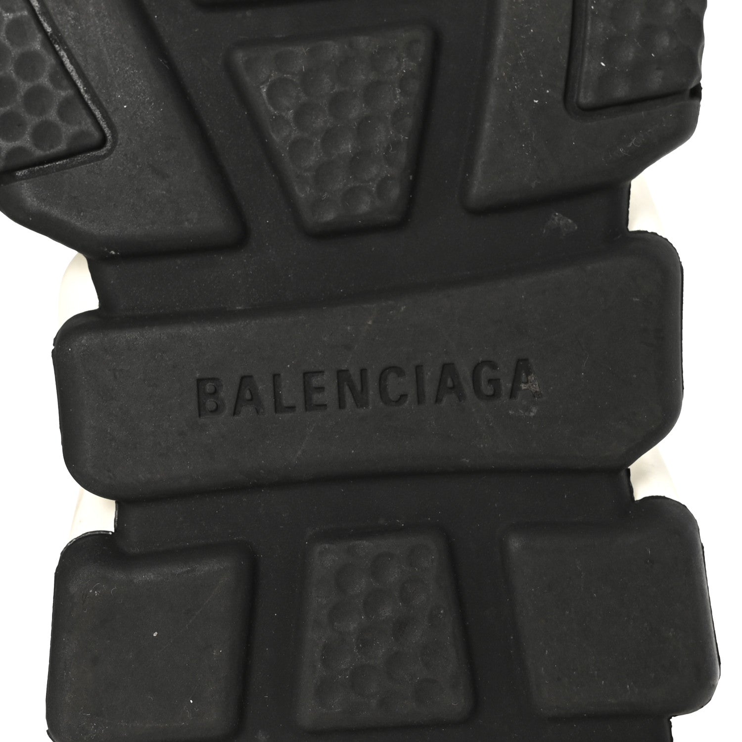 Balenciaga Neoprene Knit Womens Speed Sneakers 38 Black White 7 of 9