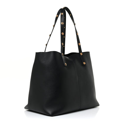 Versace Calfskin Palazzo Tote Black 3 of 9