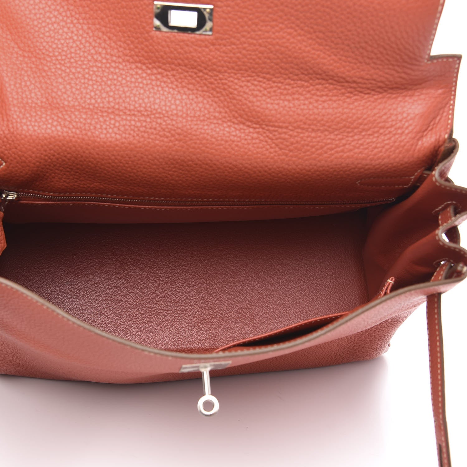 Hermes Taurillon Clemence Retourne Kelly 35 Sanguine 5 of 9
