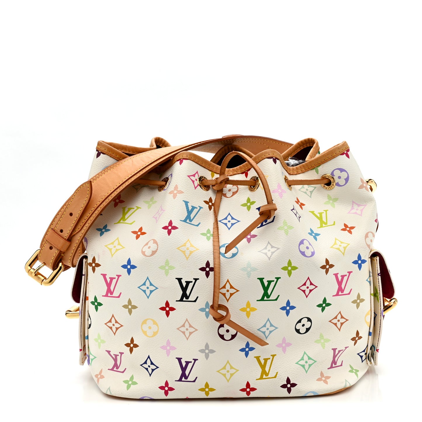 Monogram Multicolor Petit Noe White