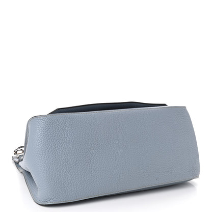 Hermes Taurillon Clemence Jypsiere 34 Bleu Lin 3 of 4