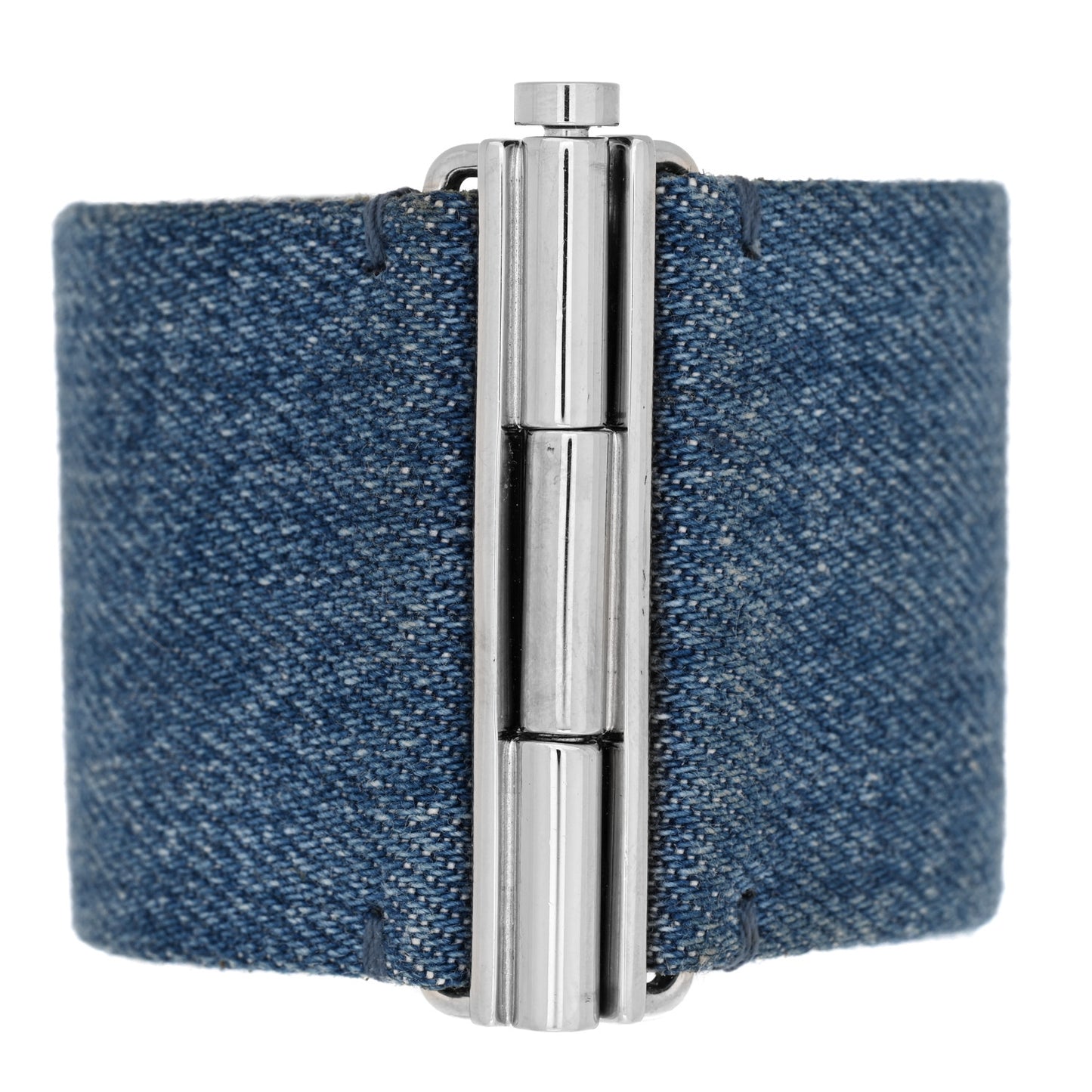 Denim Crystal CC Cuff Multicolor Blue