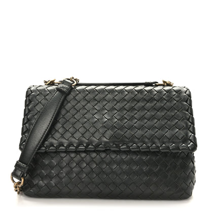 Bottega Veneta Nappa Intrecciato Small Olimpia Bag Black 3 of 10