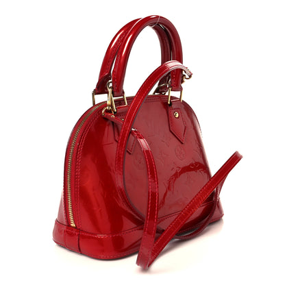 Louis Vuitton Vernis Alma BB Cherry 3 of 10