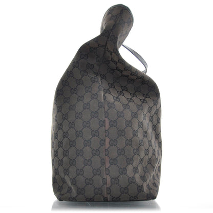 Gucci Nylon Monogram Tote Brown 3 of 8