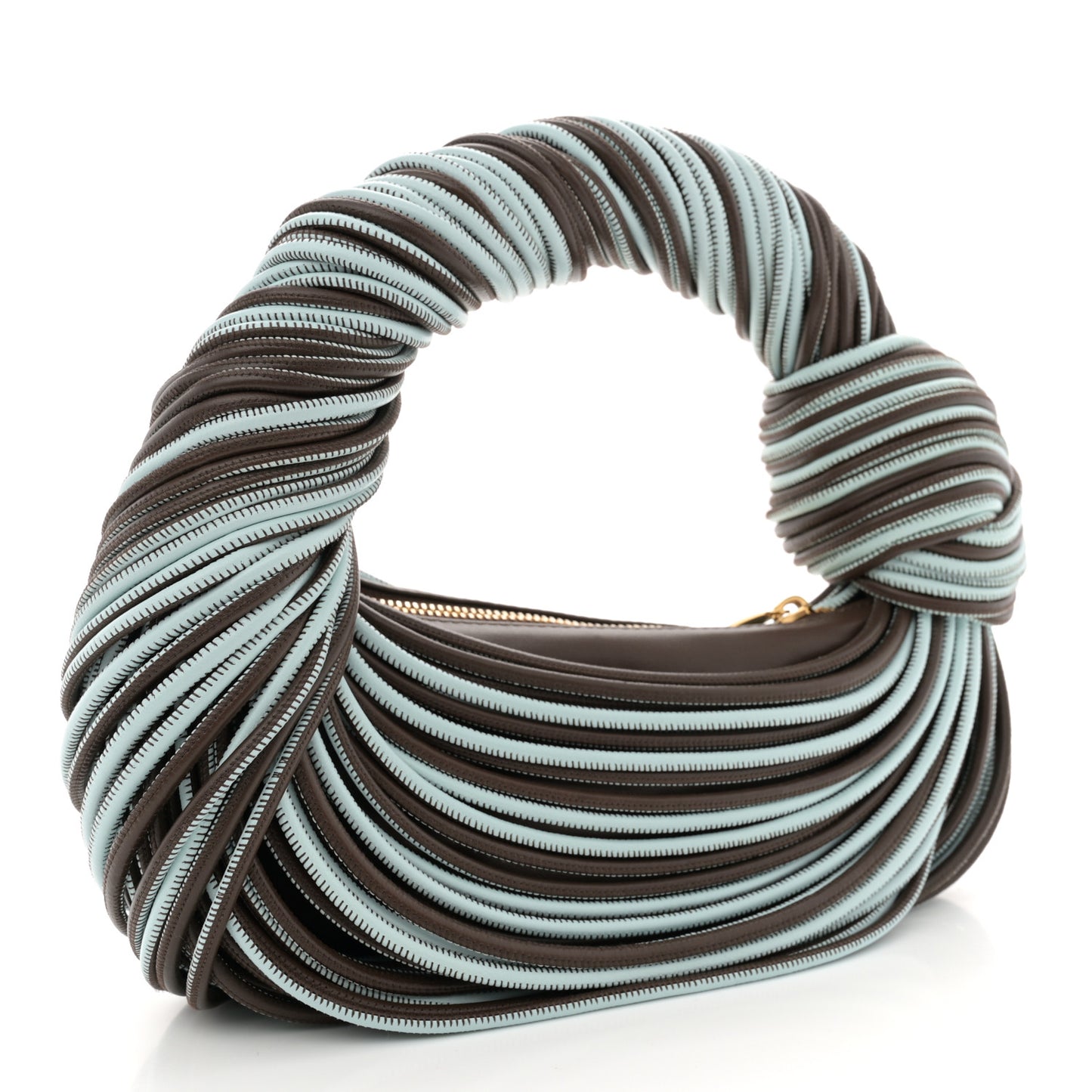 Tubular Lambskin Mini Jodie Pale Blue Fondant